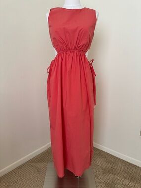 Rails Women’s Coral Sleeveless Maxi Dress with Side Ties